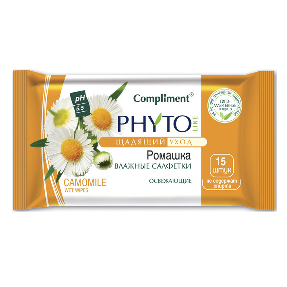 Wipes Compliment Phyto Line «Daisy" - Timex | Cosmetics and Perfumery